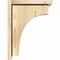 Ekena Millwork Huntington Rough Sawn Corbel w/Backplate, Douglas Fir, 8"W x 12"D x 16"H COR08X12X16HUN01RDF - alternate 4